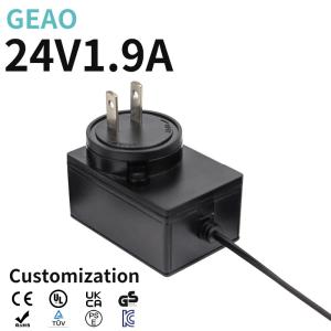 Wholesale Electronic 24V 1.9A Interchangeable Power Adapter Swappable Power Pack from china suppliers