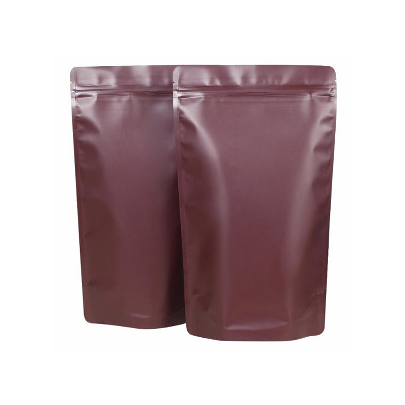 Moisture Proof Food Packaging Stand Up Pouch Aluminum Foil 80-180mic With Zipper SGS FDA