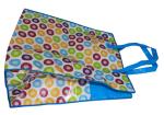 Foldable PP Woven Shopping Bags Full Color Printing For Brand Promotion
