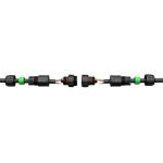 LED Light IP68 Waterproof 5 Pin M19 15A Connector Assembly Type