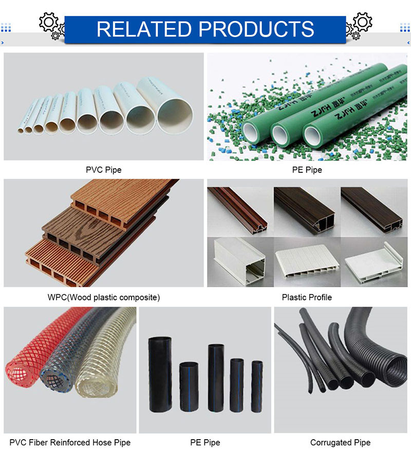 Twin Screw XPM PP PPR PE PVC Corrugated Pipe Making Machine Production Line