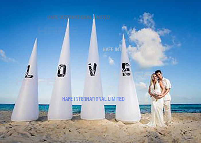 Customize 1m - 10m Inflatable Lighting Decoration For Event Space