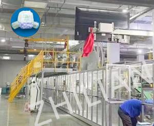 Wholesale 350 pcs / min 500 pcs / min Pull Up Diaper Machine Baby from china suppliers