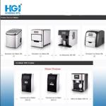 Home Table Top Stainless Steel Ice Maker With Water Dispenser