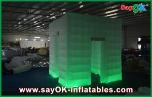 Wholesale Inflatable Photo Booth Rental Large Commercial Photo Booth White 2 Door Inflatable Wedding Tent from china suppliers