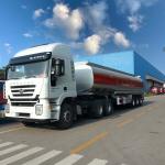Max Payload 36000L 3 Axles Carbon Steel Tank Semi-Trailer for Energy Transport