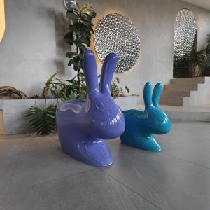 Wholesale Large Lightweight Fiberglass Furniture With Personalized Logos Resin Table Sets from china suppliers