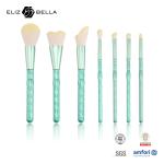Special Plastic Handle Cosmetics Brush Set 7PCS Makeup Foundation Brush Set With
