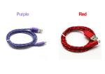 USB Cable Cotton Braided Sleeving Small Size Protecting Wiring Harness
