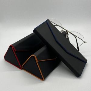 Wholesale Bespoke Logo Foldable Sunglasses Case Glasses Unisex Triangular Multicolor from china suppliers