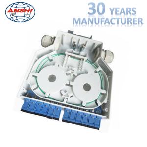 Wholesale Cold Rolled Sheet Fiber Distribution Box LC SC FC ST 6 - 12 Ports Electrostatic Painting from china suppliers