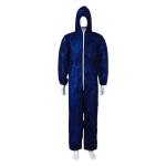 OEM Protective Coverall Suit PP Material Coverall Royal Blue Protective Coverall