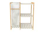 MDF 65cm Length Laundry Hamper With Rack For Bedroom
