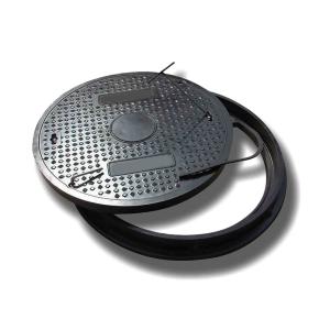 Wholesale Construction Work Chamber Road Manhole Cover Durable FRP SMC With Frame from china suppliers