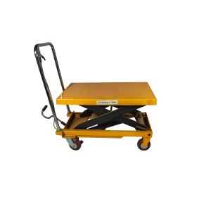 Wholesale PT150 Footpedal platform transporter manufacturer stock warehouse material small mobile hydraulic Lifter from china suppliers
