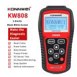 2.8 Inches Kw808 Obd2 Scanner Diagnostic Scan Tool 5 Languages For 12V All Cars