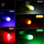 12v led indicator lights for cars T5 COB 1SMD 3D Red/Green/Yellow/Blue/White LED
