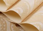 Yellow European Classical Style Wallpaper , Interiors Europe Wallpaper For Home