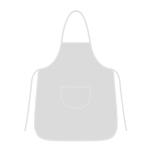 Comfort White Polyester Apron Sublimation Blanks For Adult And Kids Eco Friendly