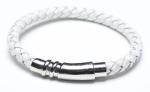 Leather Bracelet, Stainless Steel Clasp, 8 Inches