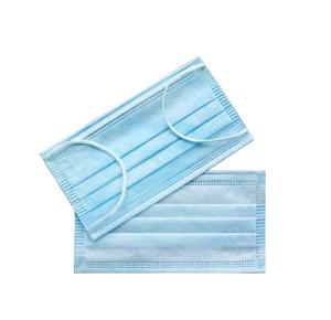 Wholesale Blue Color Isolation Face Mask 3 Ply With Non Woven Melt Blown Spun Bond from china suppliers