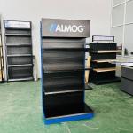 Factory Custom Size grey Color logo slotted back board supermarket shelves 4