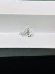 Synthetic Pear Shaped Lab Created White Diamonds VS1 Clarity Grade