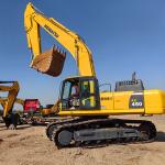 Hydraulic Used Komatsu PC450 -8 Excavators 2.1m3 Capacity Bucket 257kw Rated