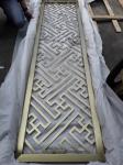 Gold Stainless Steel Room Divider For Hotels/Villa/Lobby Interior Decoration
