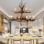 Big antler chandelier 25 Lights for Living room Bedroom Coffe Shop Lighting