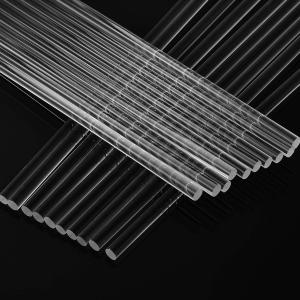 Wholesale 120mm Clear Transparent Acrylic Curtain Rod Exruded Clear Acrylic Bar Rods from china suppliers