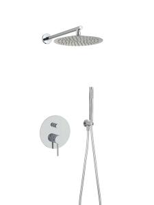 Wholesale Round Classical Chrome OEM Rain Shower Mixer Tap Concealed In Wall from china suppliers