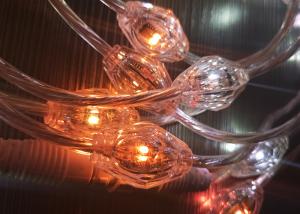 Wholesale Clear LED Curtain String Lights 360 Degrees Viewing Angel 22mm Diameter from china suppliers