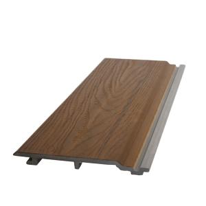 Wholesale Wall Cladding PVC/WPC Wood Plastic Composite Decorative High Strength Faux Wood Siding from china suppliers