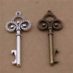 Die casting antique mouse head key shape beer bottle opener key ring, innovative
