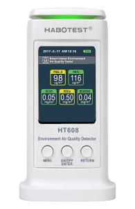Wholesale HT608 Indoor Air Quality Detector Gas Tester Enviromental Meter PM2.5 PM10 HCHO TVOC from china suppliers