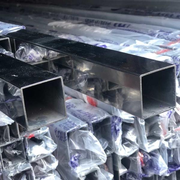 ASTM A554 TP304 Stainless Square Tube 600G Polished 1.2mm Thickness For