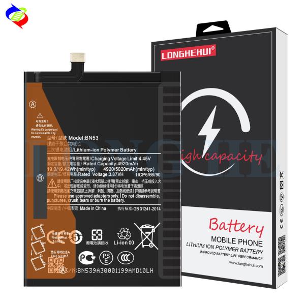 1 1 ori Lithium-ion Polymer Battery BN53 for Xiaomi Redmi Note 9 Pro Max 5020mAh
