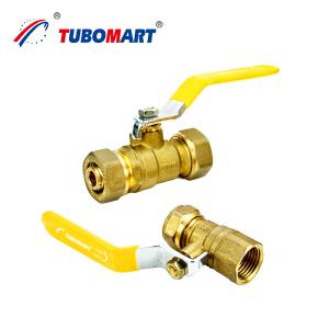 Wholesale 2 Inch GAS Brass Ball Valve For PEX-AL-PEX from china suppliers