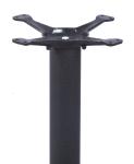 1701 Outdoor Table Base Cast Iron Material With Black Wrinkle Powder Coating