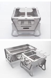 Wholesale Foldable Stainless Steel Matel Camping BBQ Grill Stove With PRO-E Drawing Format from china suppliers