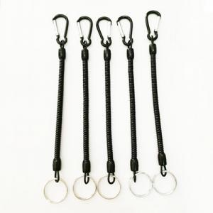 China Universal Plastic Slim 22CM Spring Coil Lanyards Fishing Tackle Missed on sale