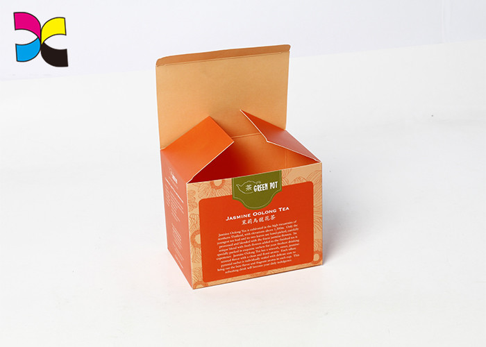 Tea Ball Personalised Packaging Boxes , Delicate Bar Code Sticker Product Box Printing