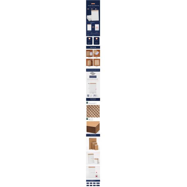 Waterproof Eco Friendly Padded Envelopes Custom Logo Kraft Bubble Envelopes For Sensitive Items