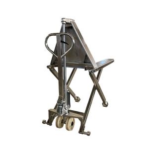 Wholesale 1000kg Portable Scissor Lift Tables 1 Ton Single scissor High Lift Pallet Truck from china suppliers