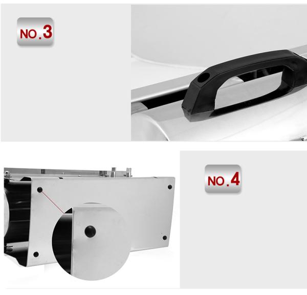 Stainless Steel Horizontal Sausage Filler Sausage Stuffing Machine 65 * 22 *