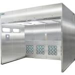 80KG Weighing Booth HEPA Filter 99.99% 0.3um Stainless Steel Negative Pressure
