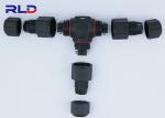 T Shaped Waterproof AC Power Connector Outdoor 2PIN 3PIN IP68 Connector