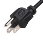 UL 3 Wire USA Power Cord 18AWG Electrical NEMA 5-15p To IEC C13 Laptop Cable