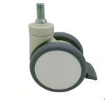 locking wheels pin caster rubber caster hospital bed wheel 120mm